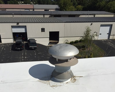 Commercial flat roof repair in Columbia County Wisconsin